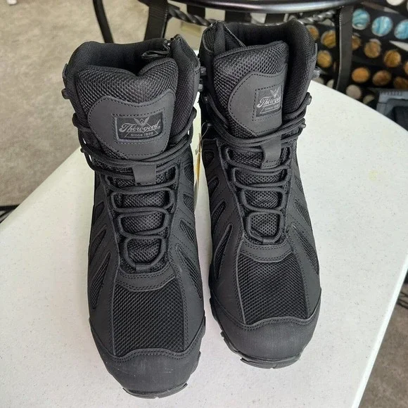 Thorogood Crosstrex Waterproof Work Boots, Black, Men's 13 M - Picture 8 of 10